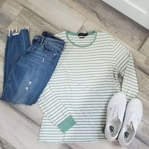 Long-sleeve Striped Shirt